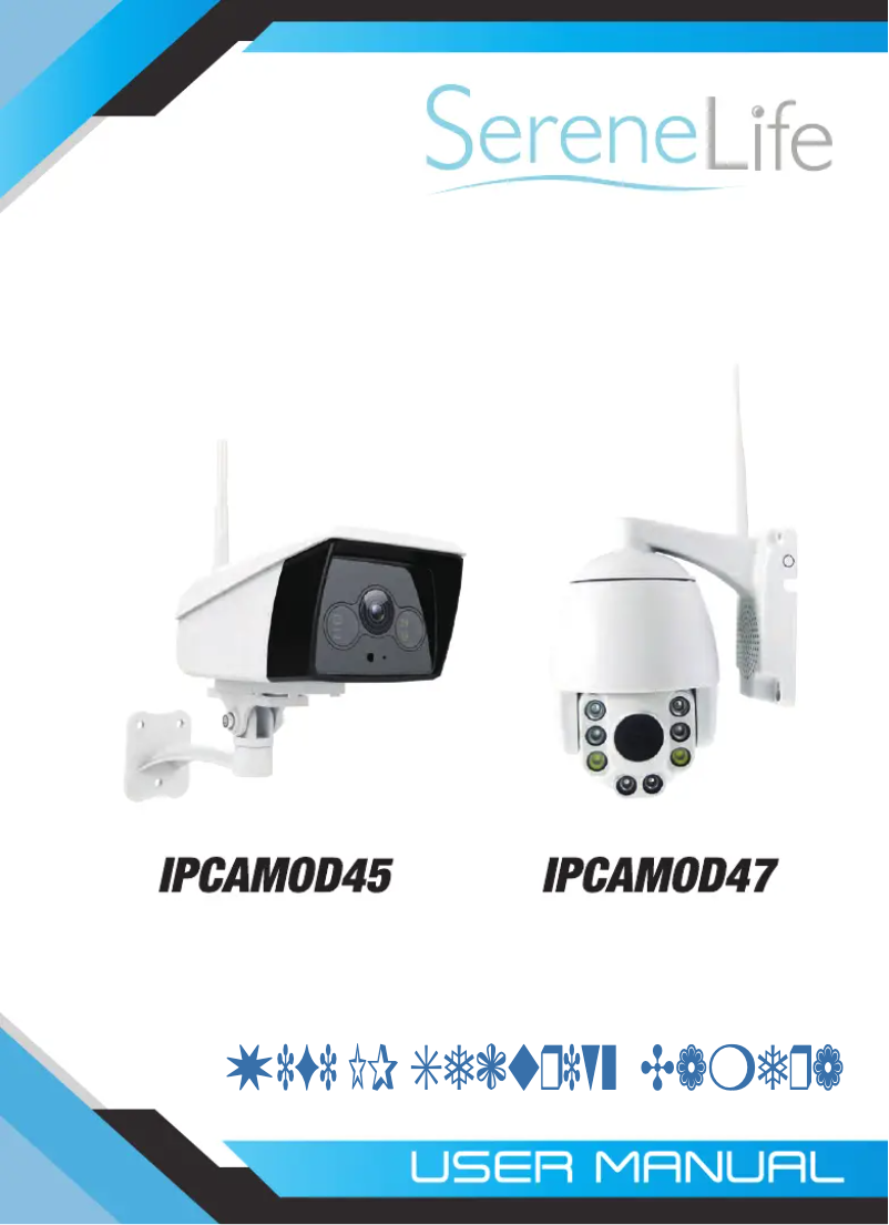 Page n°1 - Manuel utilisateur SereneLife IPCAMOD45