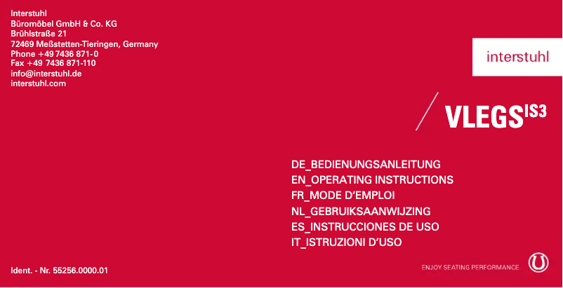 Image de la première page du manuel de l'appareil VLEGSis3 V101K