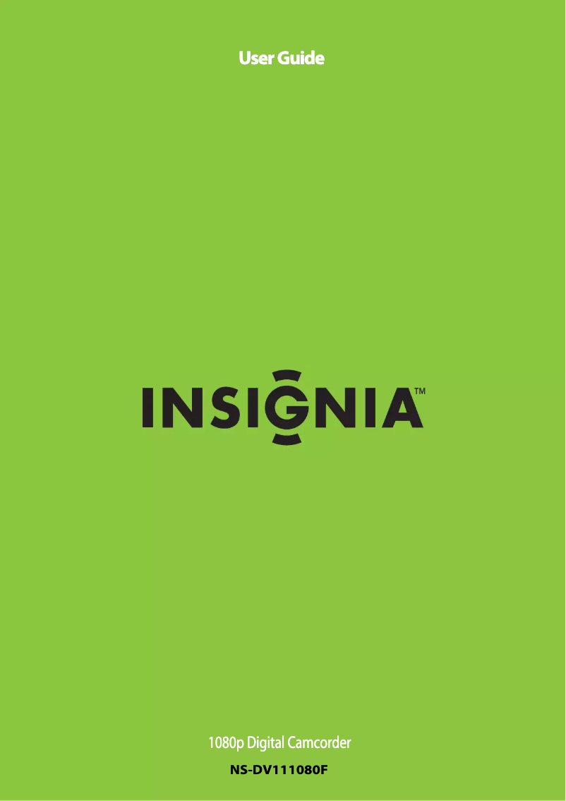 Page n°1 - Manuel utilisateur Insignia NS-DV111080F