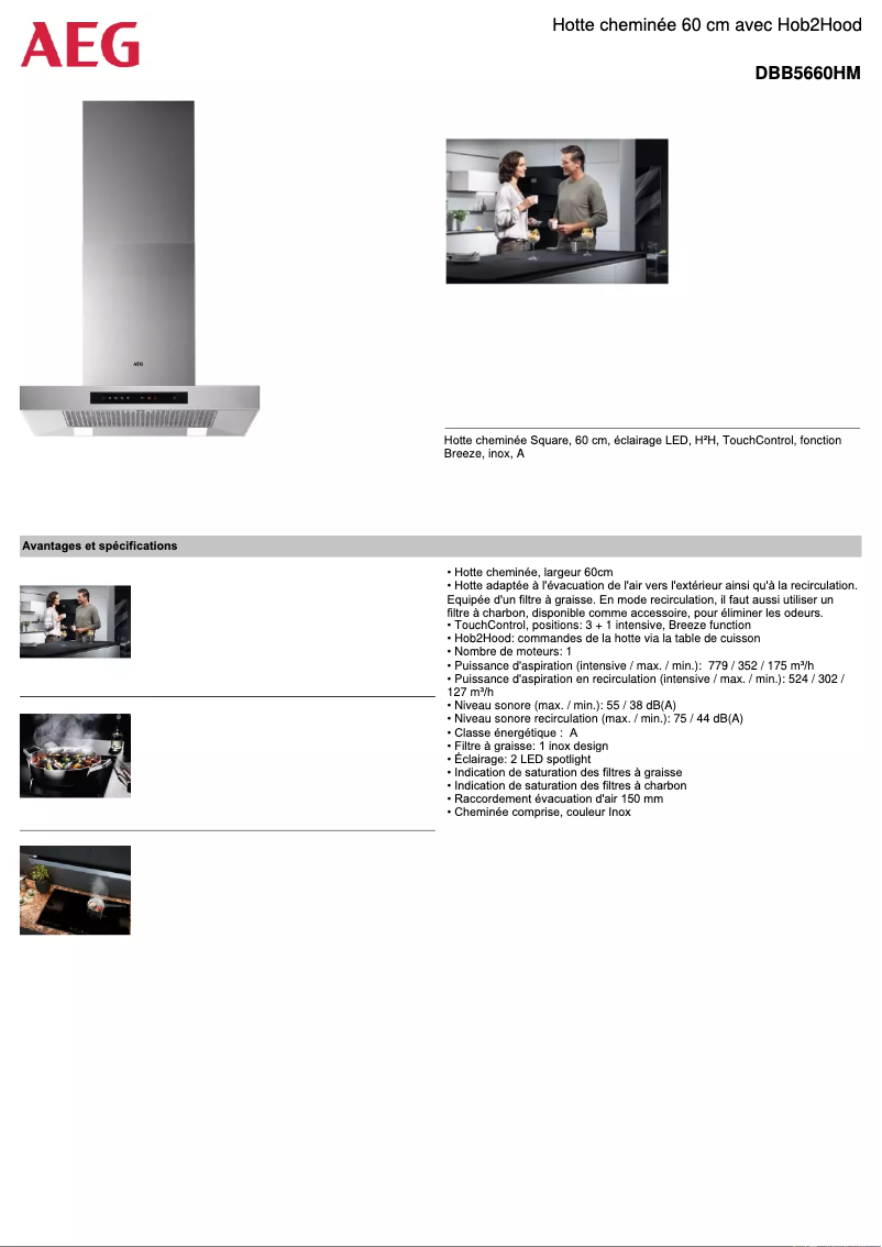 Imagen de la primera página del manual del dispositivo DBB5660HM