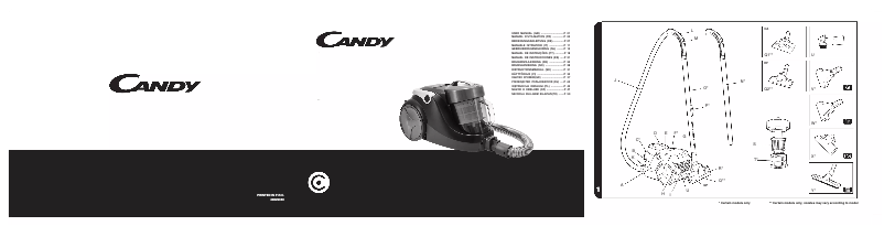 Page n°1 - Manuel utilisateur Candy CAF10 011