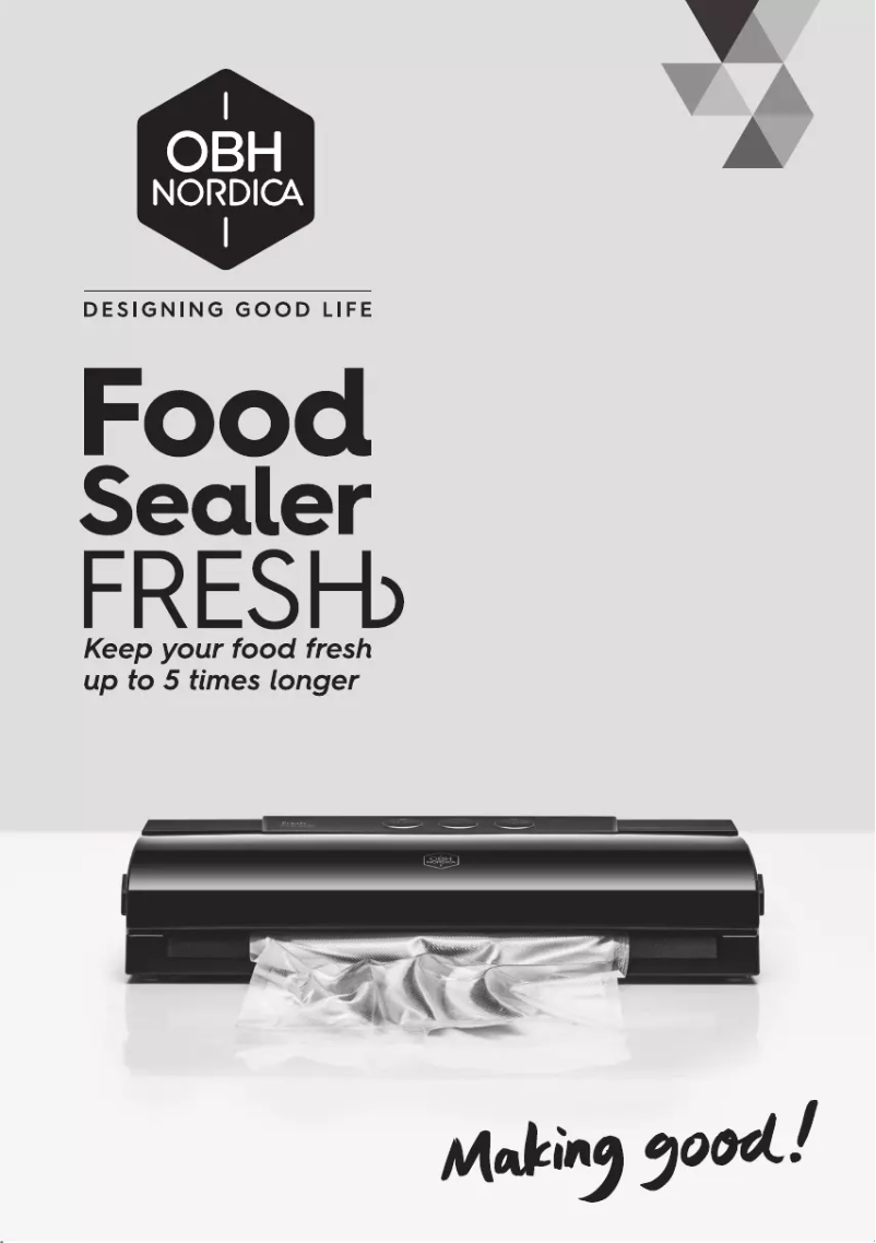 Page n°1 - Manuel utilisateur OBH Nordica Fresh