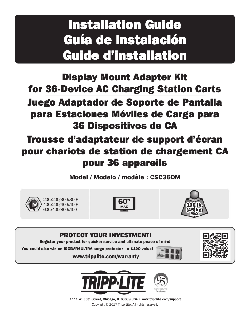 Page n°1 - Manuel utilisateur Tripp Lite CSC36DM