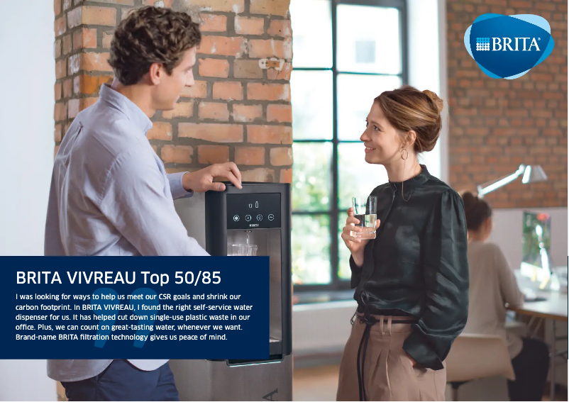 Page 1 de la notice Manuel utilisateur BRITA VIVREAU Top