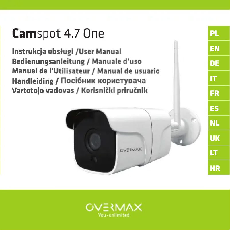 Image de la première page du manuel de l'appareil Camspot 4.7 One