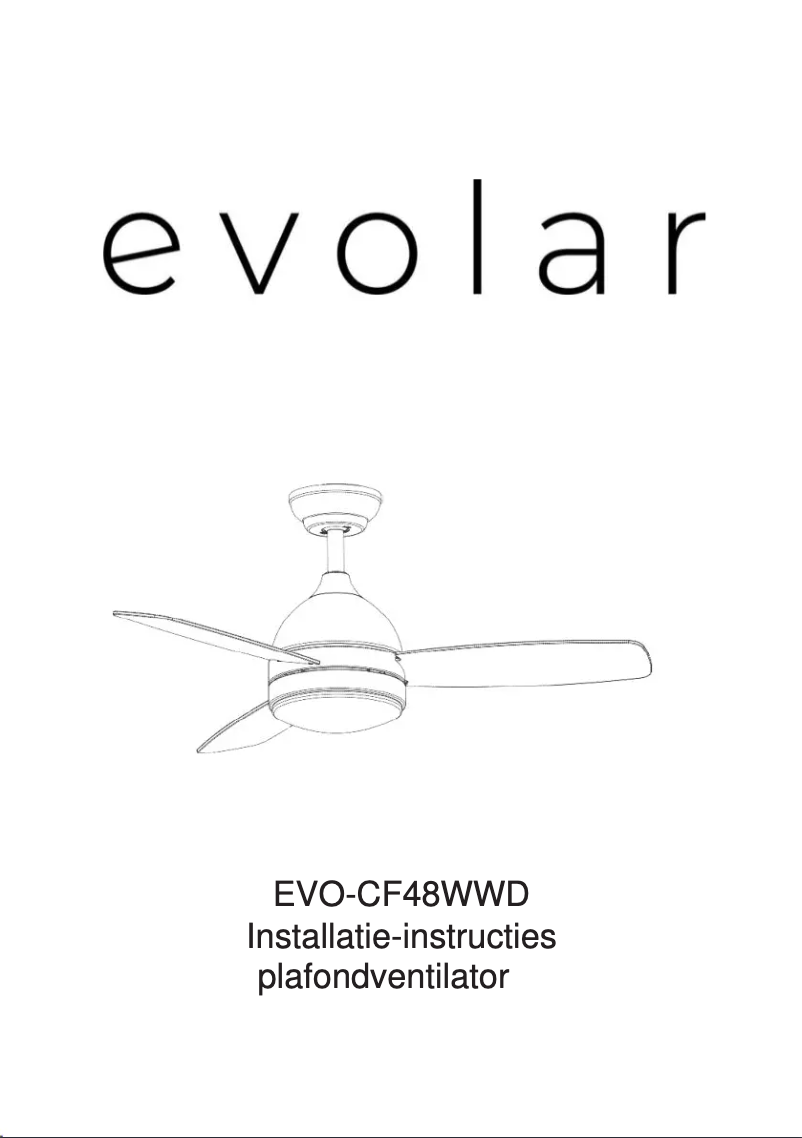 Page 1 de la notice Manuel utilisateur Evolar EVO-CF48WWD