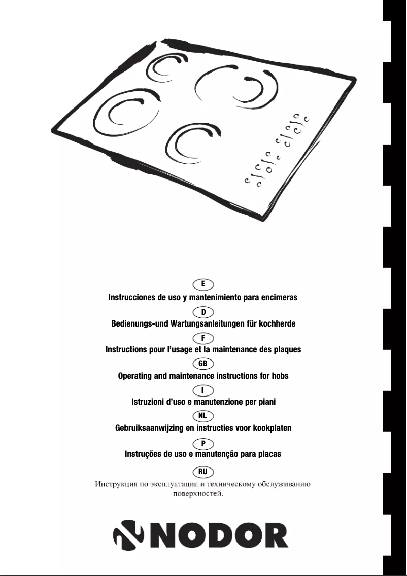 Page 1 de la notice Manuel utilisateur Nodor GCI 316