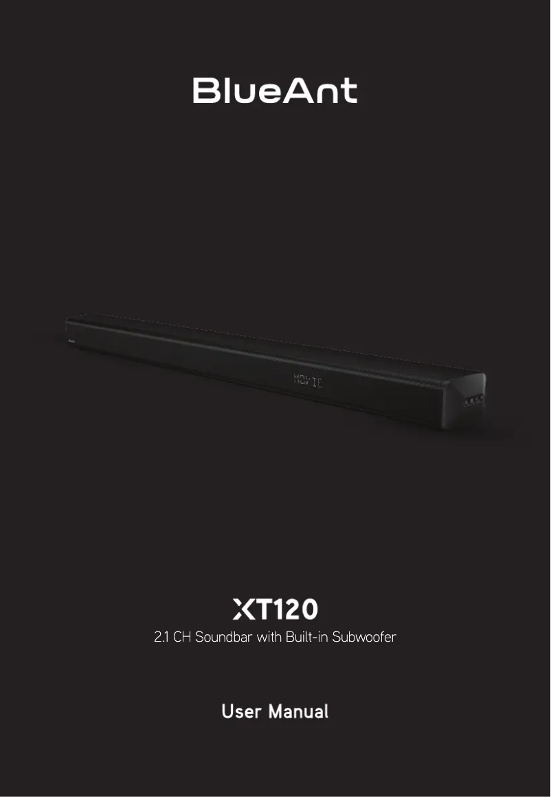 Page n°1 - Manuel utilisateur BlueAnt XT120