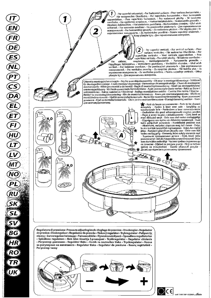 Page 1 de la notice Manuel utilisateur Lavorwash 6.008.0151