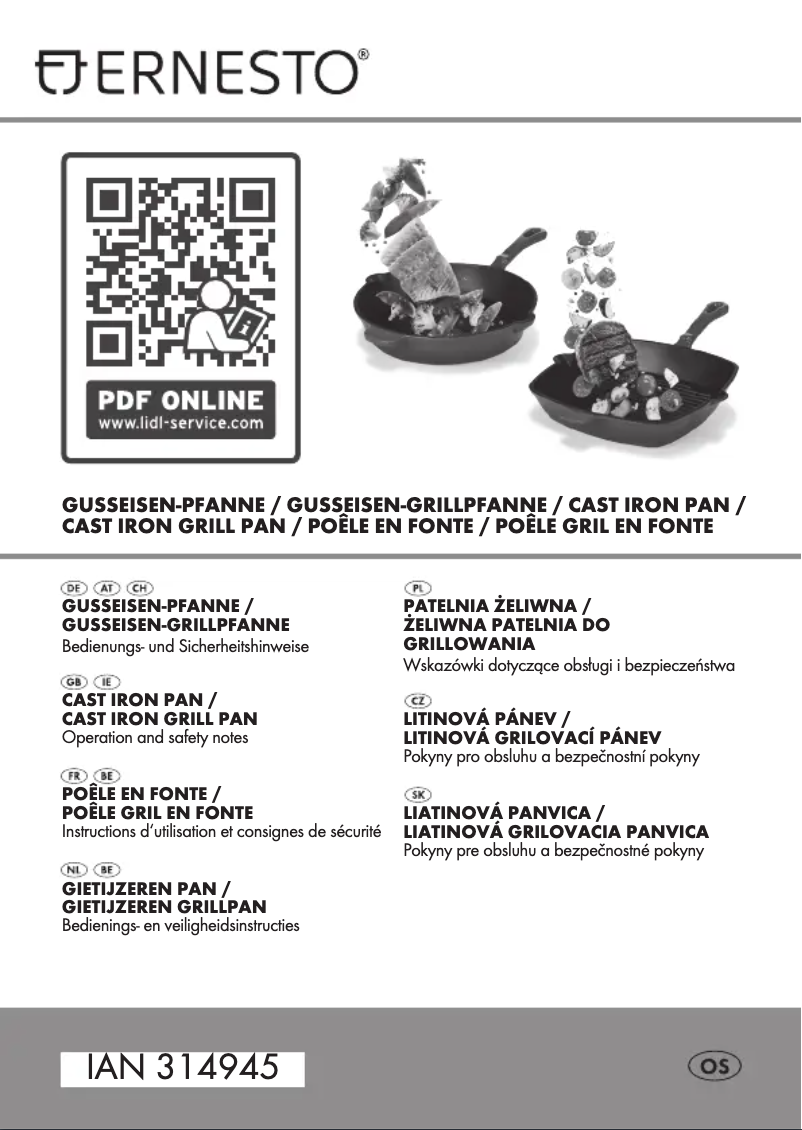 Image de la première page du manuel de l'appareil IAN 109245