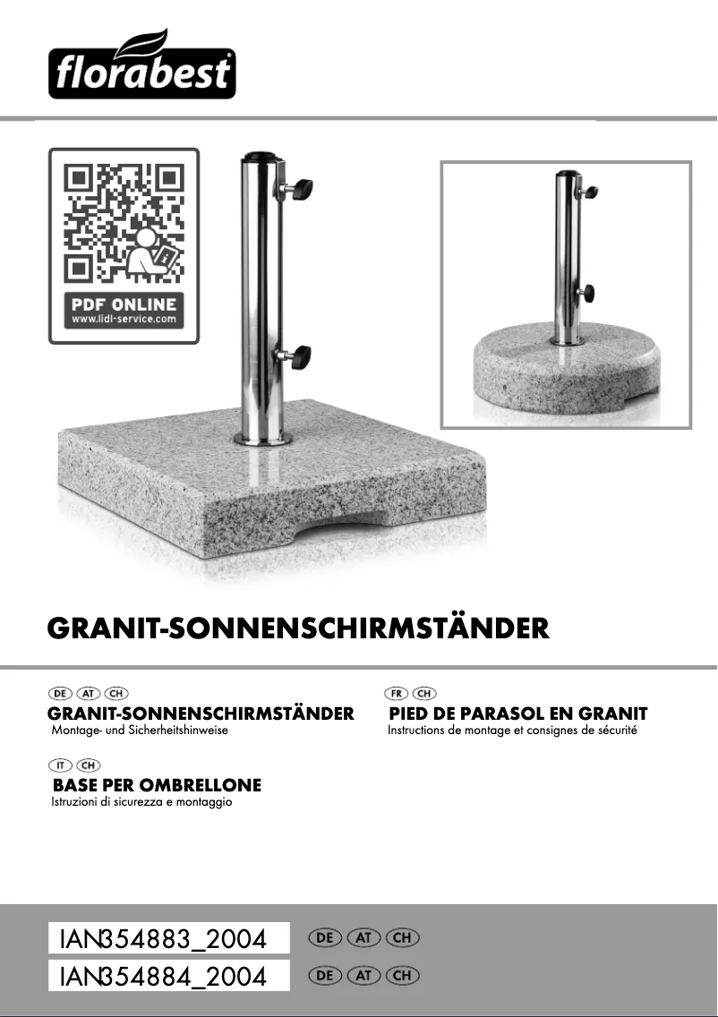 Image de la première page du manuel de l'appareil IAN 354884