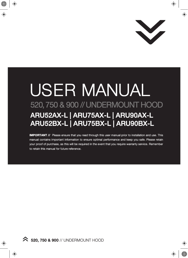 Page n°1 - Manuel utilisateur Tisira ARU75AX-L