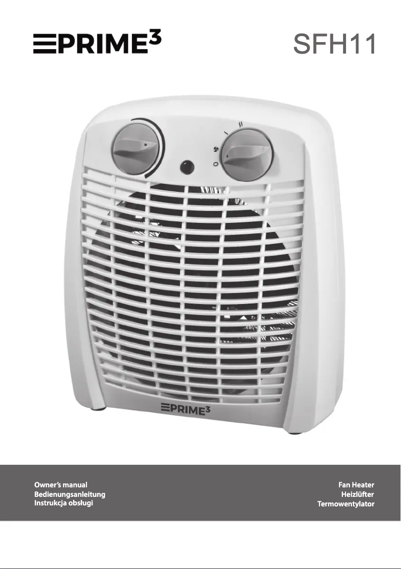 Imagen de la primera página del manual del dispositivo SFH11