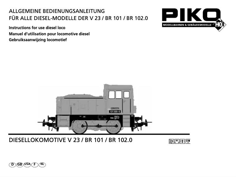 Page n°1 - Manuel utilisateur Piko 52550