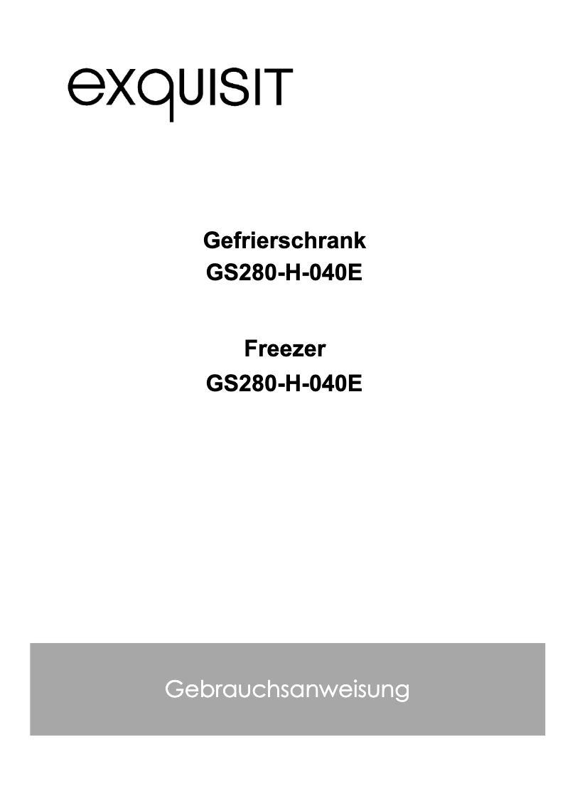 Image de la première page du manuel de l'appareil GS280-H-040E