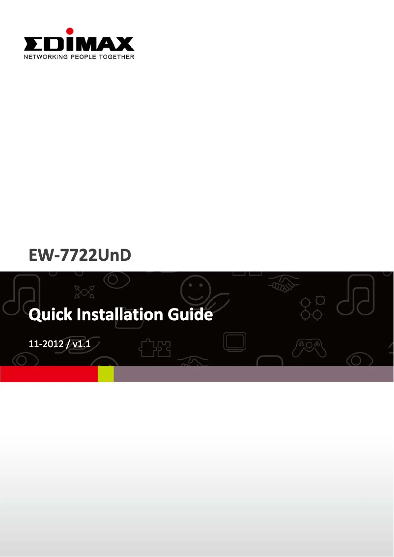 Página 1 del manual Manual de usuario Edimax EW-7722UnD