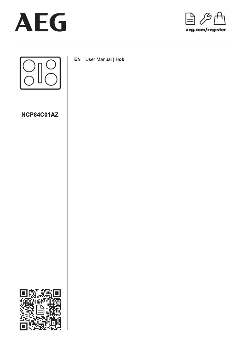 Page n°1 - Manuel utilisateur AEG NCP84C01AZ