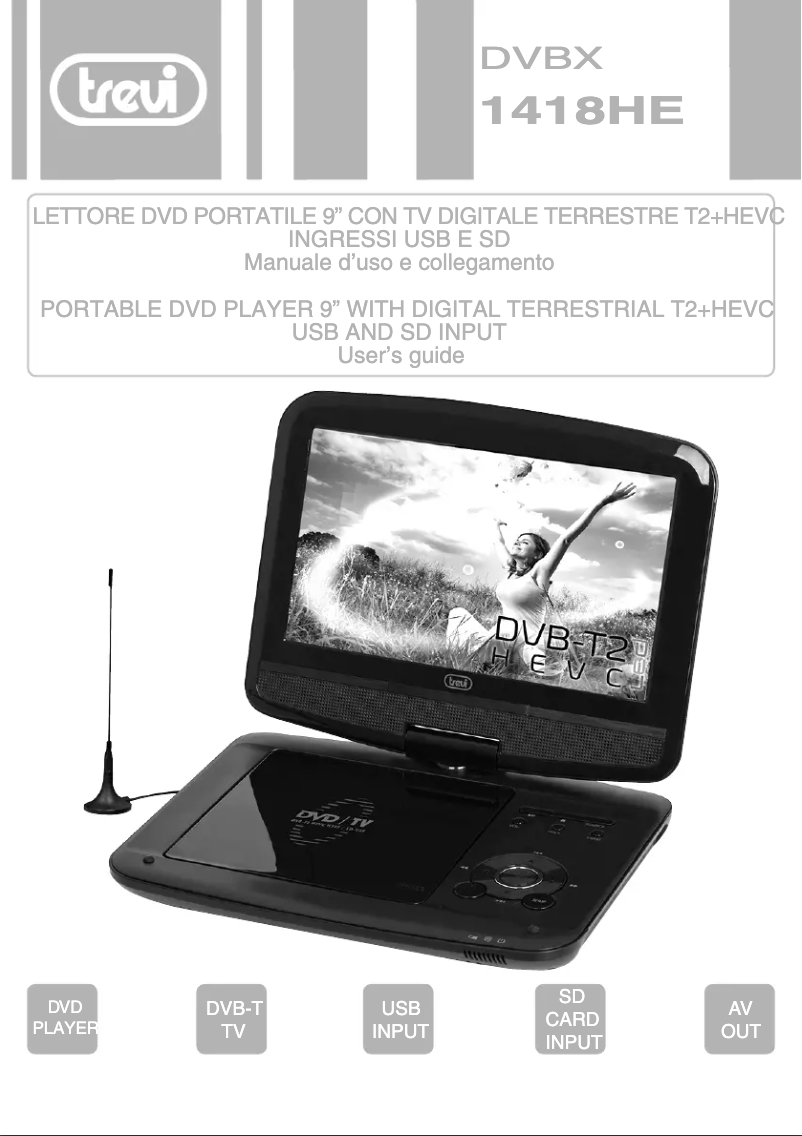 Page n°1 - Manuel utilisateur Trevi DVBX 1418 HE