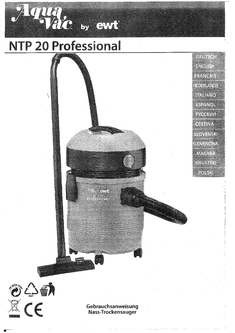 Página 1 del manual Manual de usuario EWT NTP 20