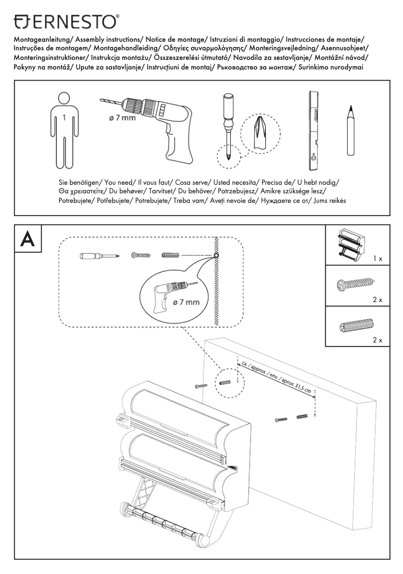 Page n°1 - Manuel utilisateur Ernesto IAN 275854