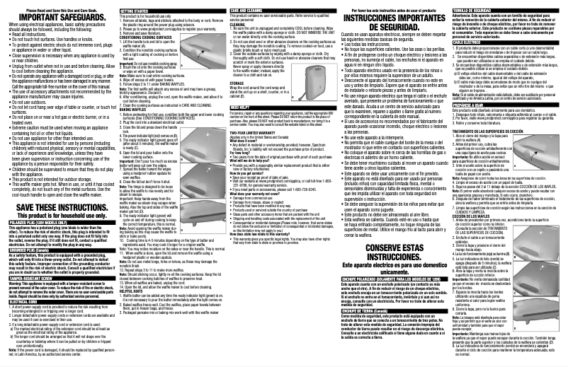 Page 1 de la notice Manuel utilisateur Black & Decker WM1240MB
