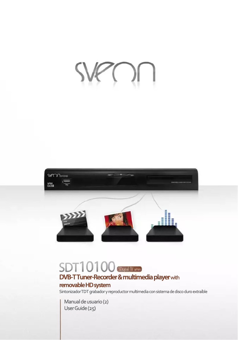 Page n°1 - Manuel utilisateur Sveon SDT10100