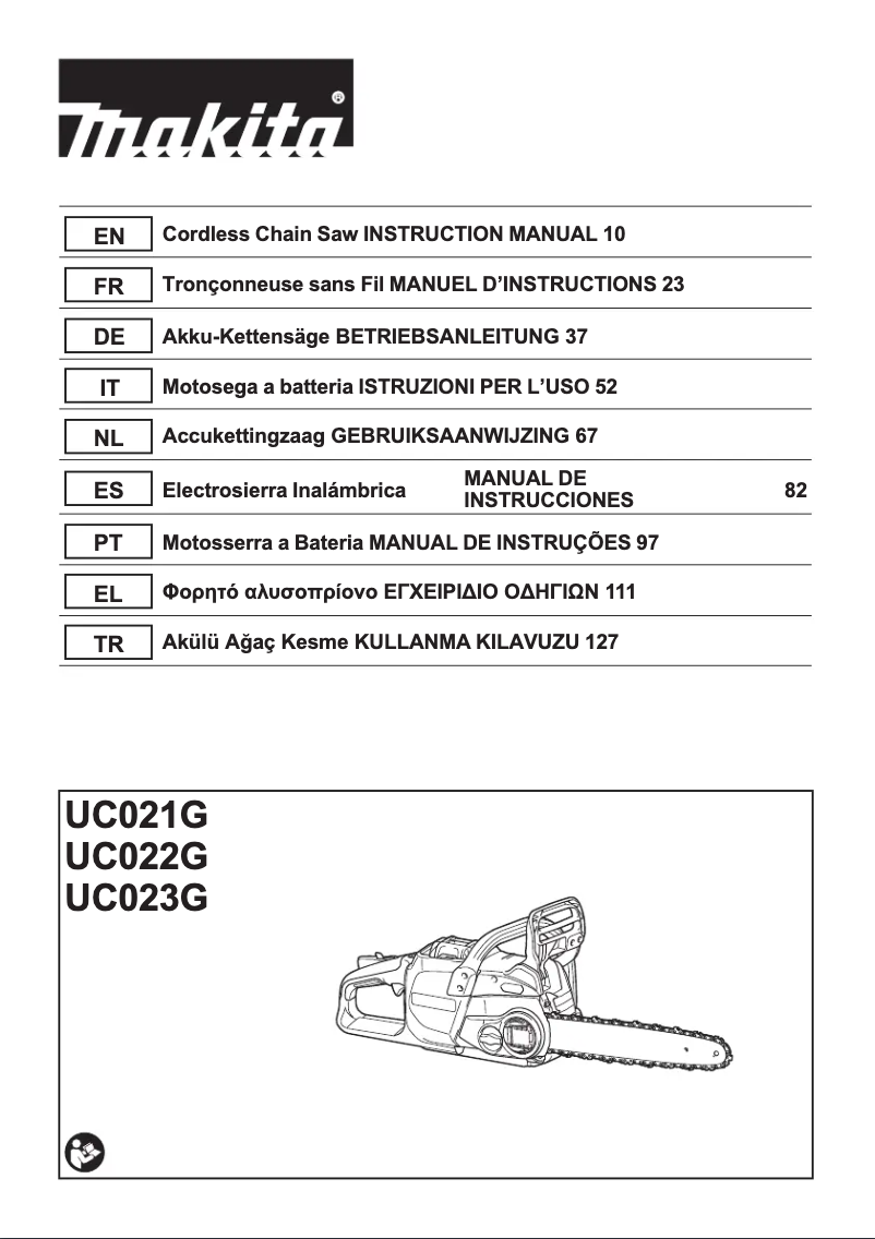 Image de la première page du manuel de l'appareil UC022G