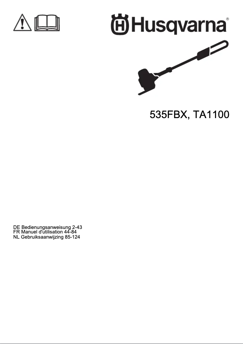 Page 1 de la notice Manuel utilisateur Husqvarna 535FBX