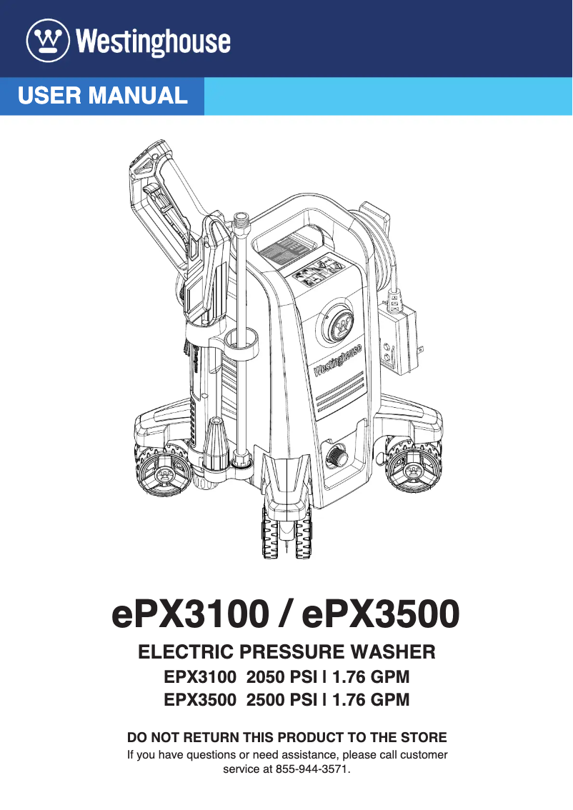 Image de la première page du manuel de l'appareil ePX3100