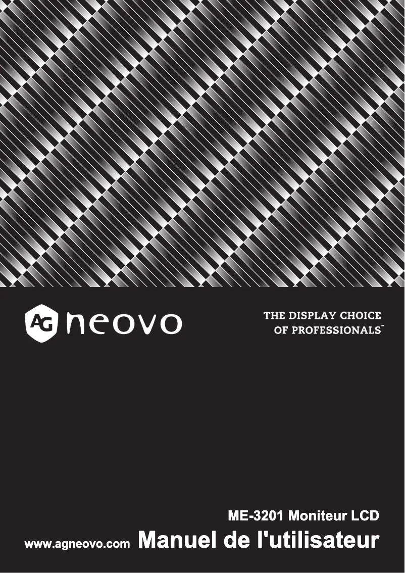 Image de la première page du manuel de l'appareil ME-3201