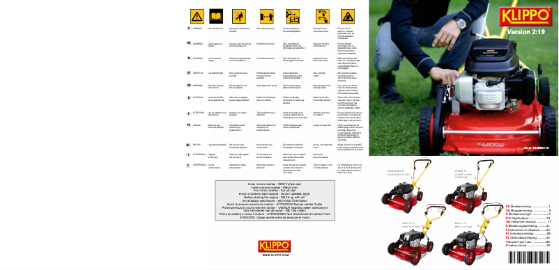 Page 1 de la notice Manuel utilisateur Klippo Pro 21 S