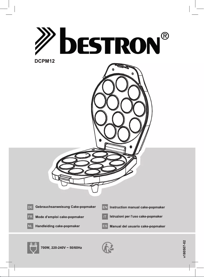 Page 1 de la notice Manuel utilisateur Bestron Sweet Dreams DCPM12V