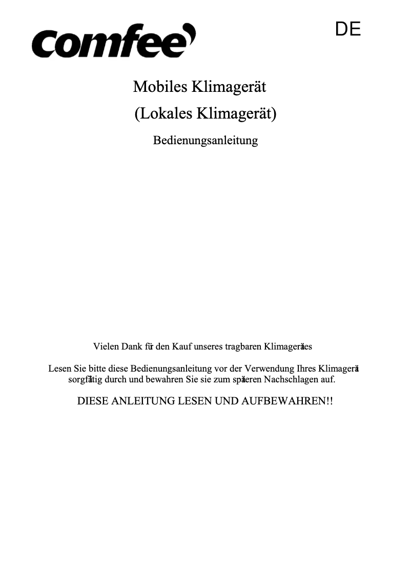 Image de la première page du manuel de l'appareil Mobile 5000