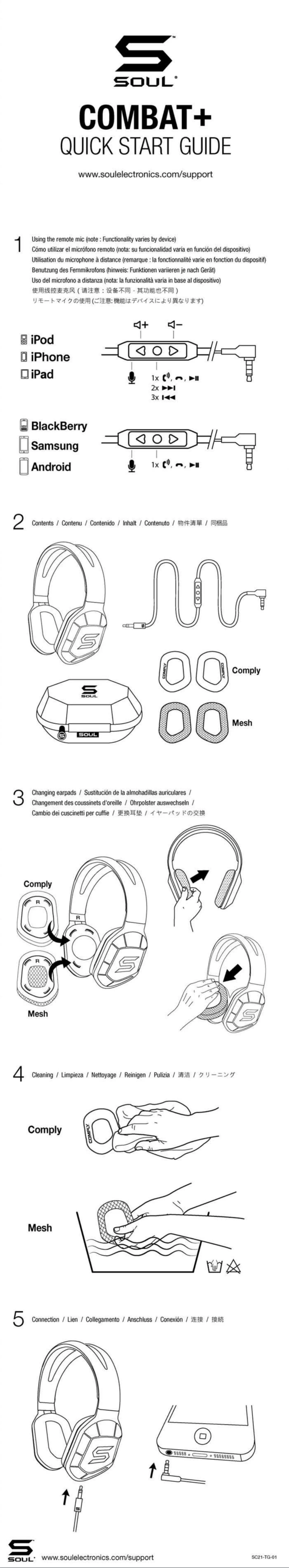 Image de la première page du manuel de l'appareil Combat+