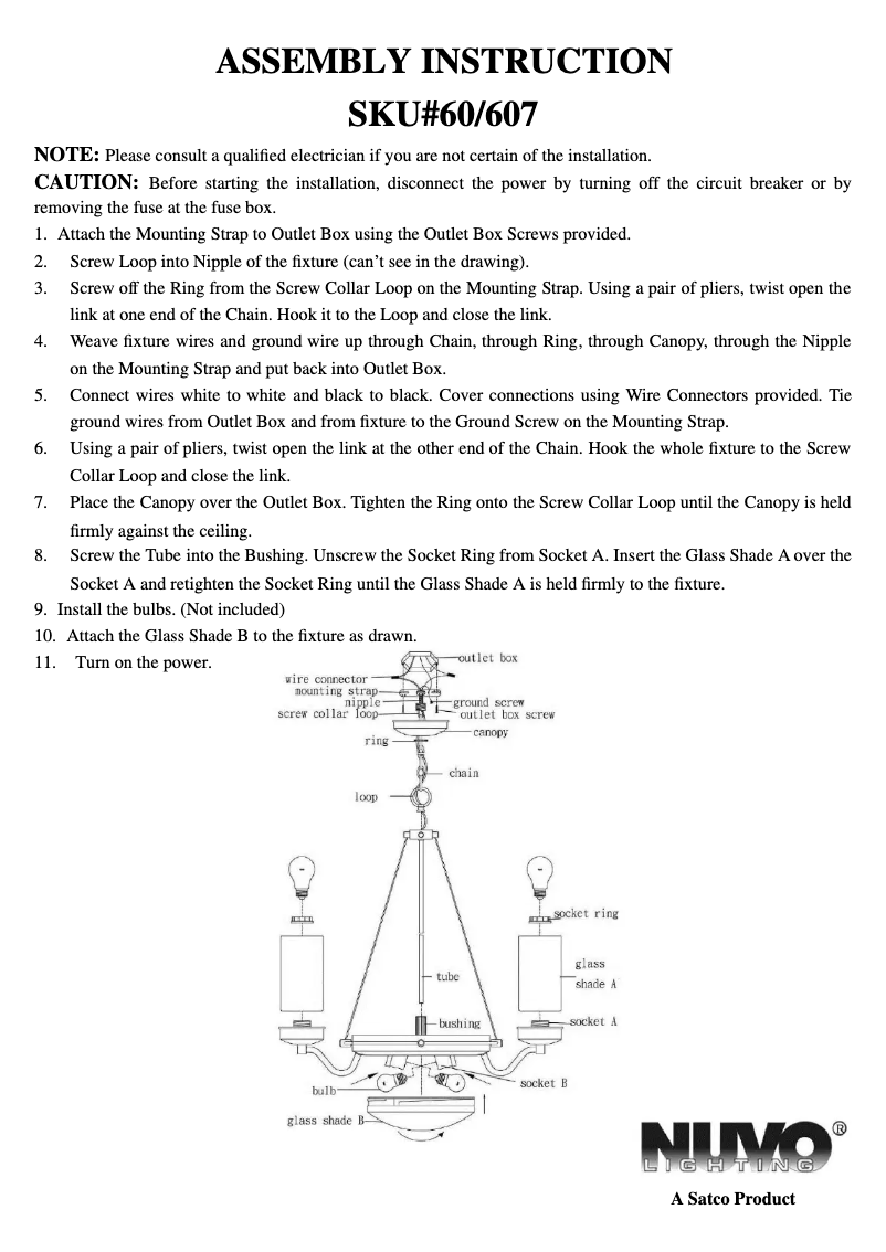 Página 1 del manual Manual de usuario NUVO Polaris 60/607