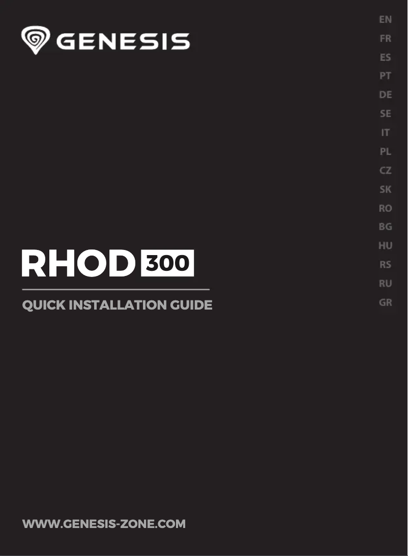 Página 1 del manual Manual de usuario Genesis Rhod 300 RGB