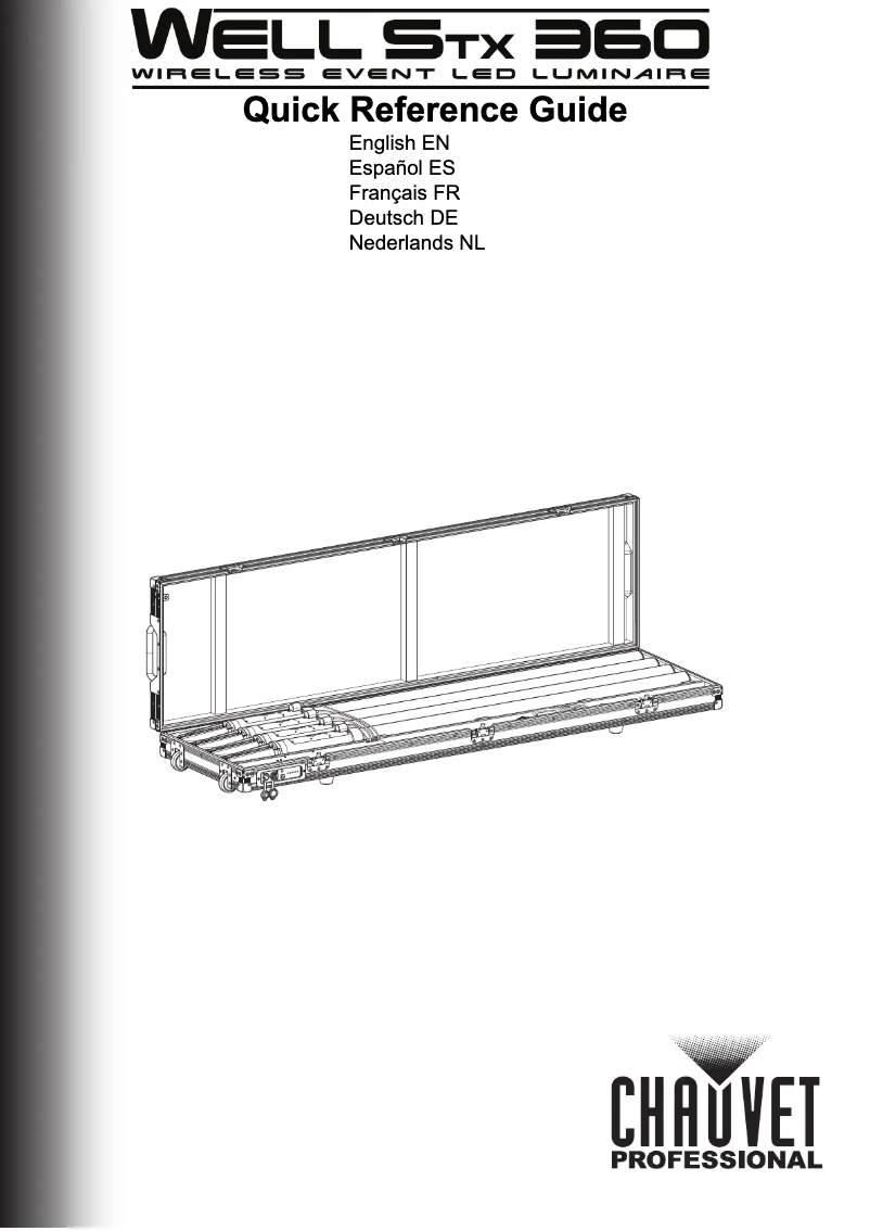 Image de la première page du manuel de l'appareil WELL STX 360