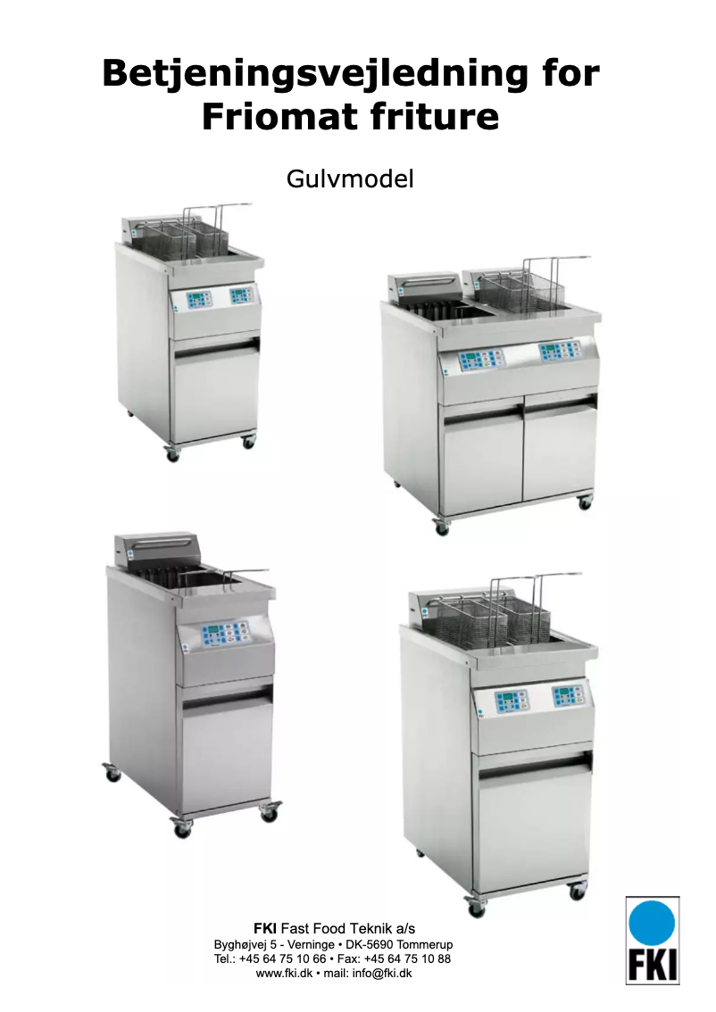 Page 1 de la notice Manuel utilisateur FKI FKE 1621 DG