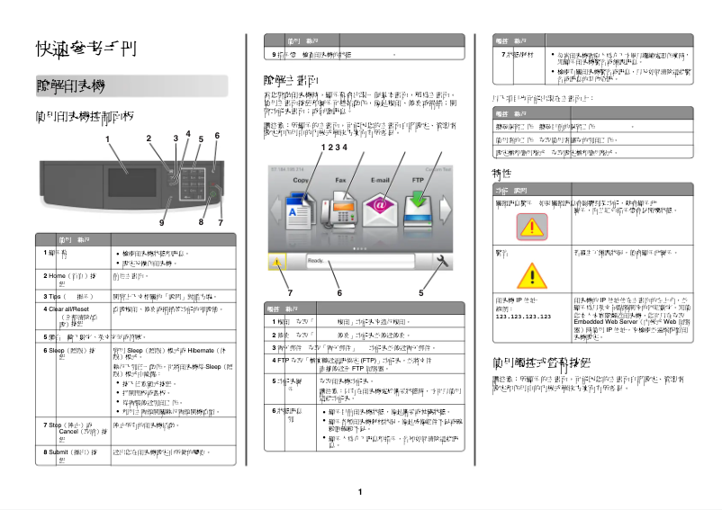 Image de la première page du manuel de l'appareil MX510