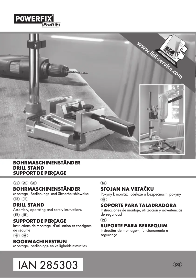 Página 1 del manual Manual de usuario Powerfix HG02905