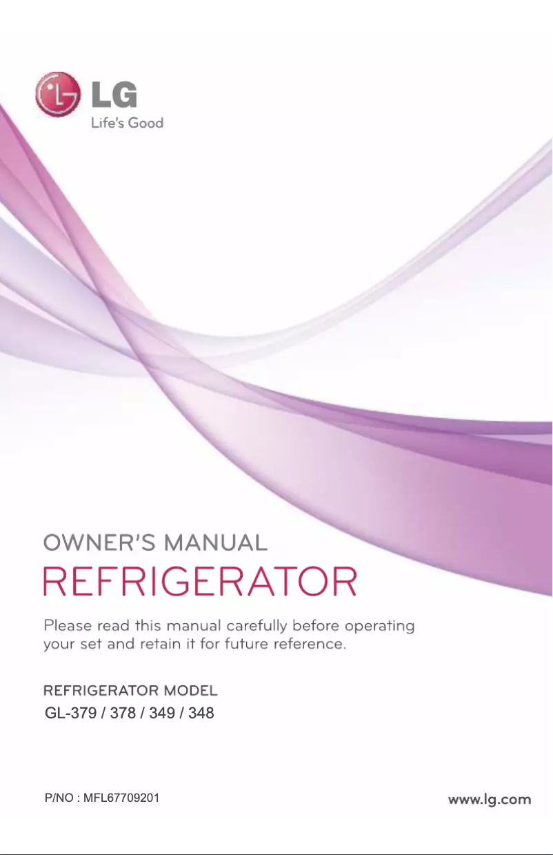 Image de la première page du manuel de l'appareil GL-348PEK5