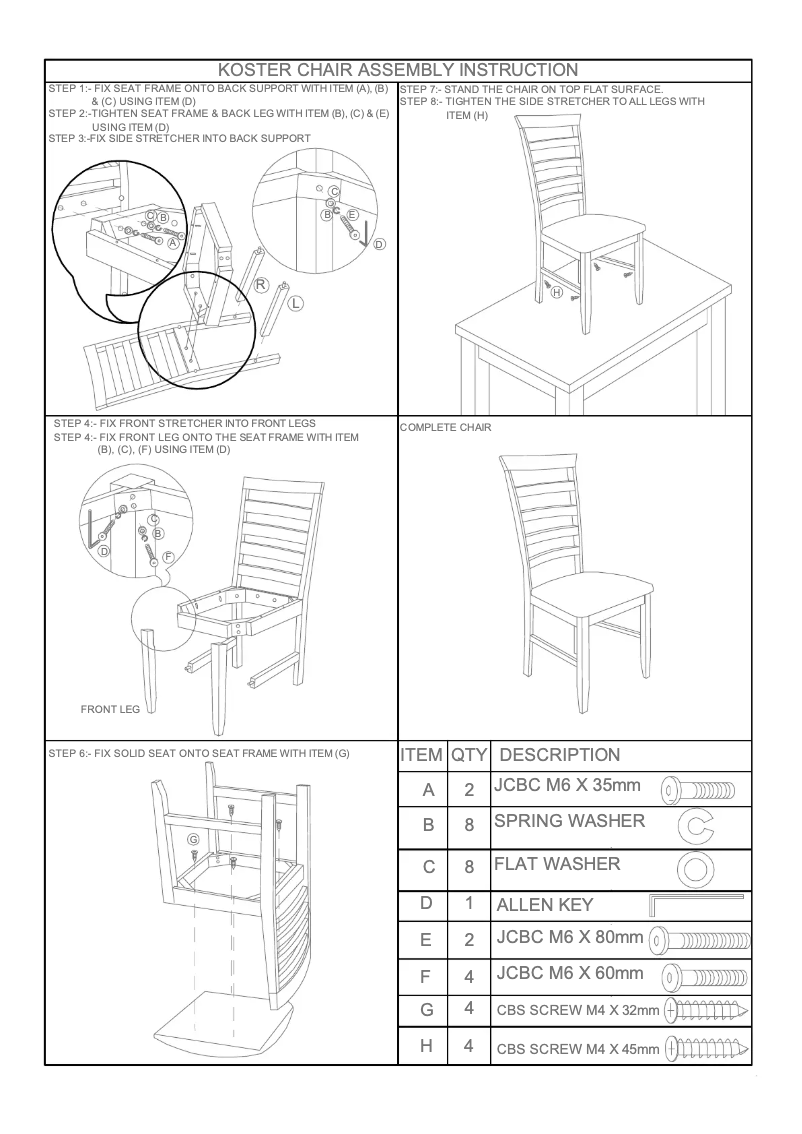 Página 1 del manual Manual de usuario Talgø Koster