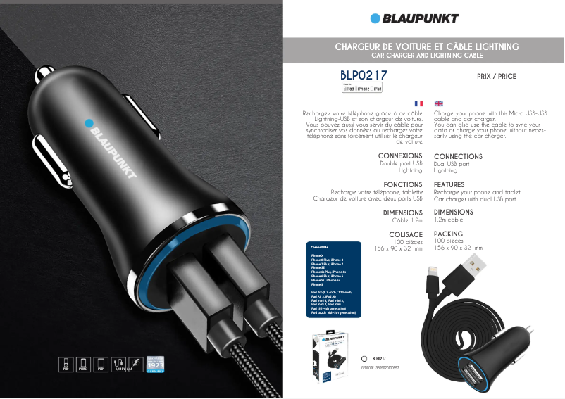 Page n°1 - Manuel utilisateur Blaupunkt BLP0217