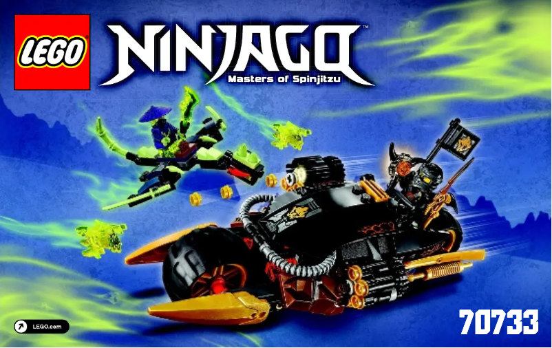 Página 1 del manual Manual de usuario Lego Ninjago 70733