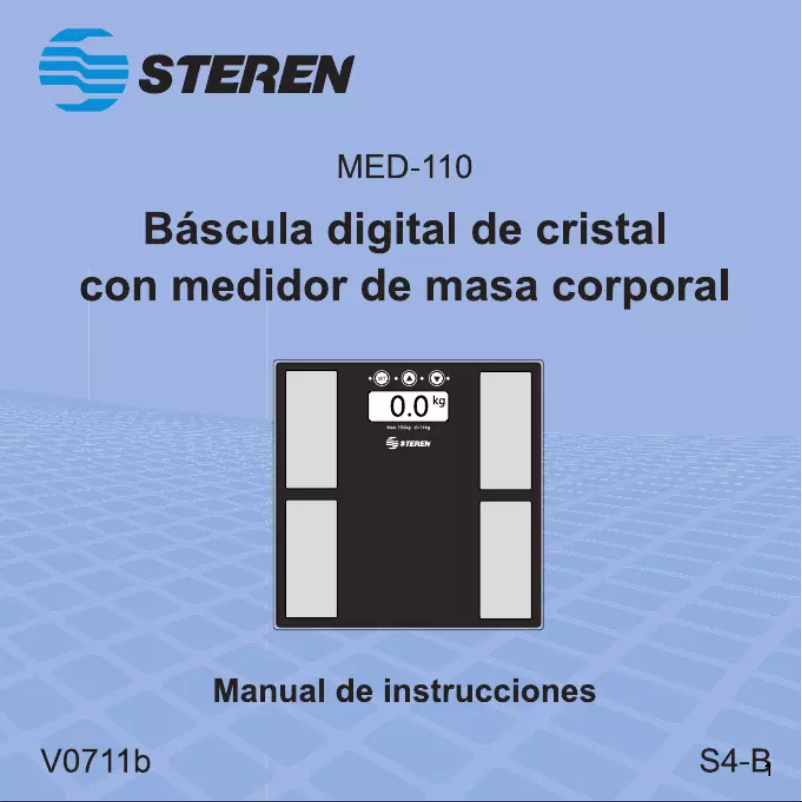 Page 1 of the manual User Manual Steren MED-110