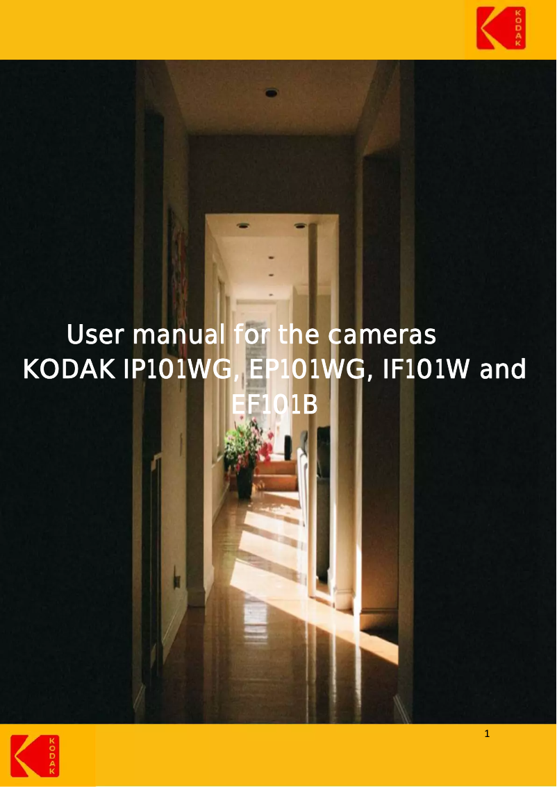 Page n°1 - Manuel utilisateur Kodak EF101B