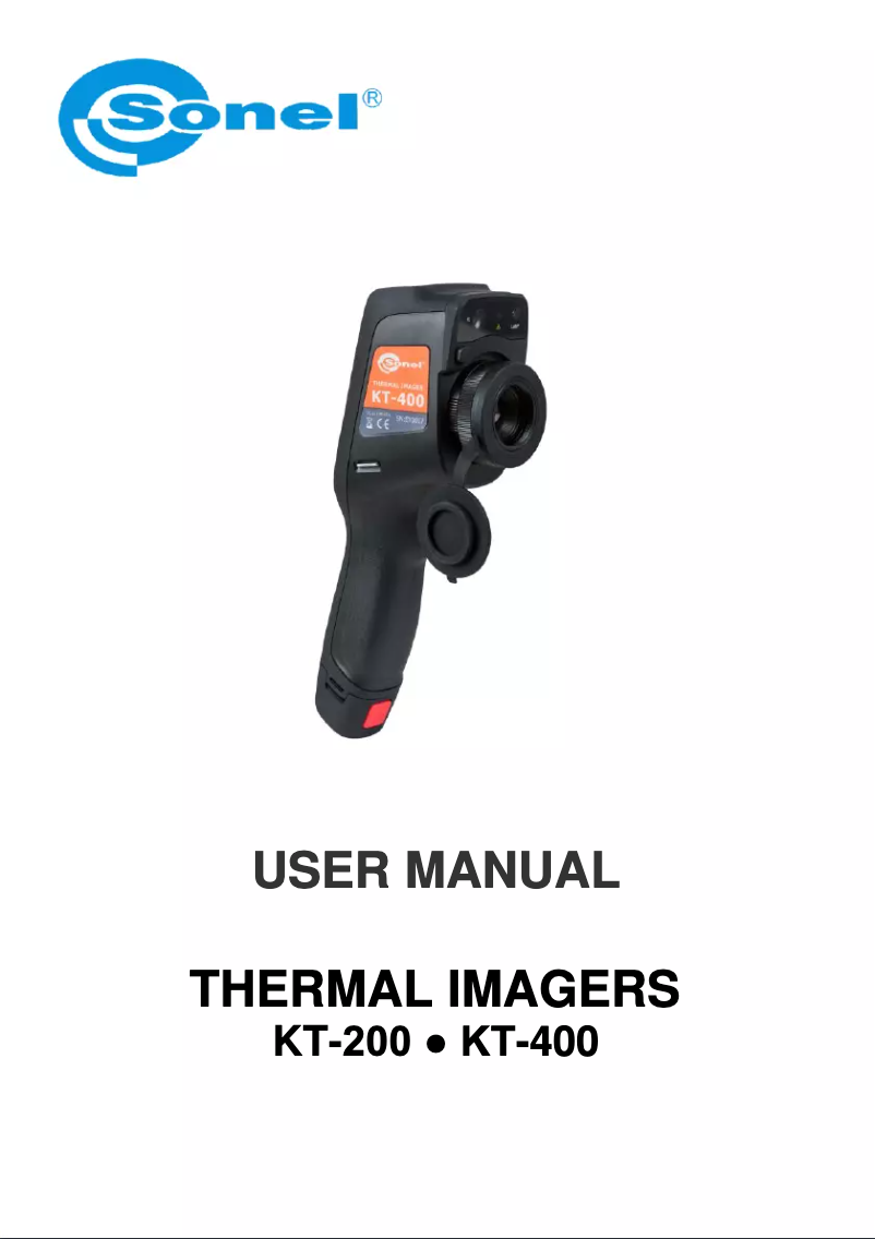 Page n°1 - Manuel utilisateur Sonel KT-200