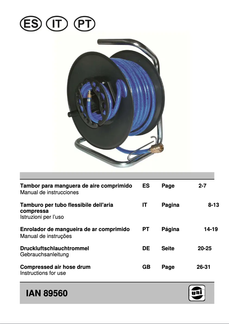 Página 1 del manual Manual de usuario Powerfix IAN 089560