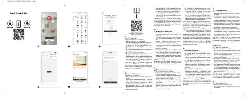 Page 1 de la notice Manuel utilisateur Emos P3322