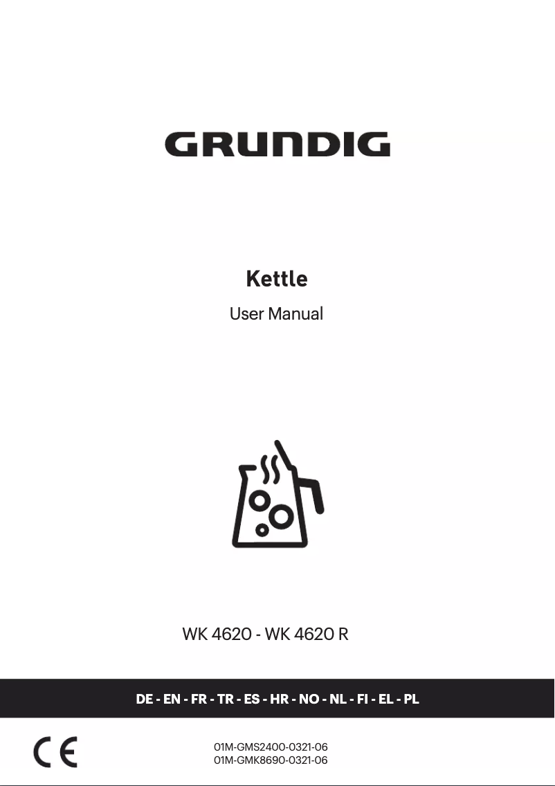 Page n°1 - Manuel utilisateur Grundig WK 4620